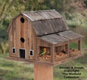 Rustic Barn Birdhouse #2 Wood Plan