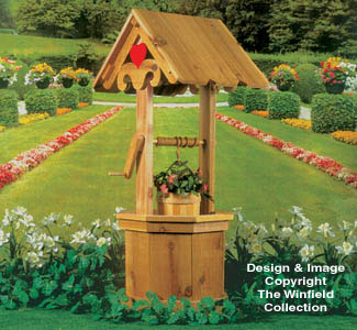 Product Image of Decorative Wishing Well Wood Plans