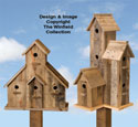 Pallet Wood Birdhouse Plans Set