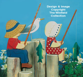 Product Image of Fishing Kids Woodcraft Pattern 