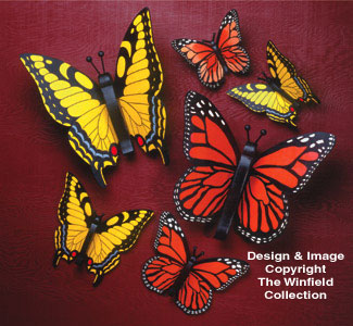 Product Image of Giant Yard Butterflies Wood Pattern