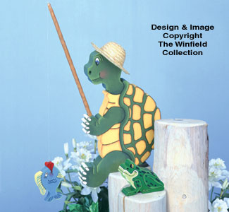 Product Image of Fishing Turtle Woodcraft Pattern
