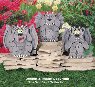 Product Image of Three No Evils Woodcraft Pattern