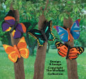 Bright Butterflies #2 Wood Pattern
