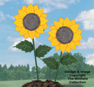 Product Image of Giant Yard Sunflowers Woodcraft Pattern