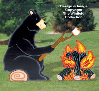 Product Image of Campfire Bear Woodcrafting Pattern 