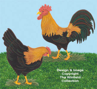 Product Image of Yard Poultry Woodcrafting Pattern