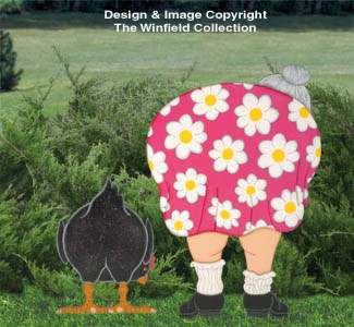 Product Image of Backside Lady & Chicken Pattern