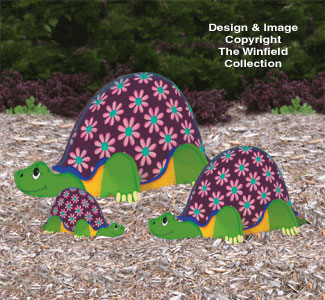 Garden Turtles Woodcraft Pattern