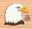 Giant Eagle Head Woodcraft Pattern