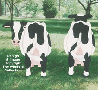 Product Image of Yard Cow Pattern - Back View 