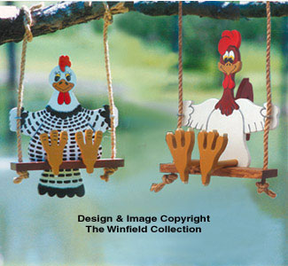 Product Image of Swinging Rooster and Chicken Patterns