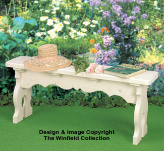 Product Image of Victorian Bench Wood Project Plan