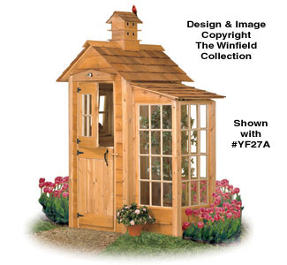 Product Image of Garden Shed Woodworking Plan