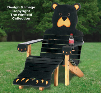 Product Image of Bear Adirondack Chair Wood Plans