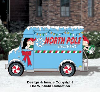 Product Image of North Pole Delivery Truck Pattern