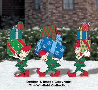 Product Image of North Pole Delivery Elves Pattern