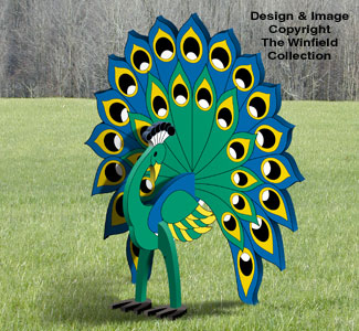 3D Peacock Pattern