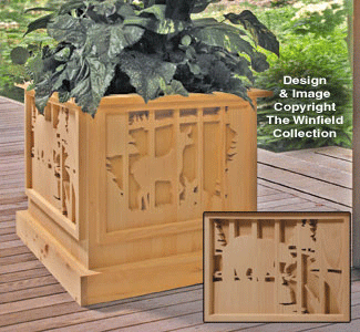 Scenic Plant Box Pattern Set