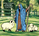 Great Shepherd and Lambs Pattern Set