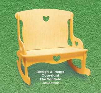 Product Image of Doll Furniture Love Seat Rocker Pattern