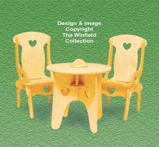 Product Image of Doll Furniture Table & Chairs Pattern