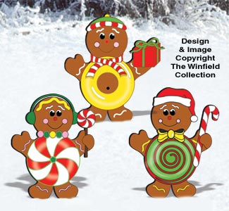 Gingerbread Candy Kids Pattern