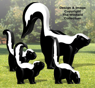 Product Image of 3D Skunks Pattern