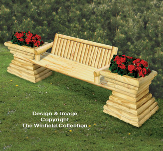 Product Image of Landscape Timber Garden Bench Plan