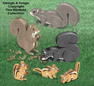 Product Image of 3D Squirrels and 3D Chipmunks Pattern Set