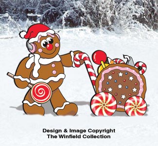 Product Image of Gingerbread Candy Cart Pattern