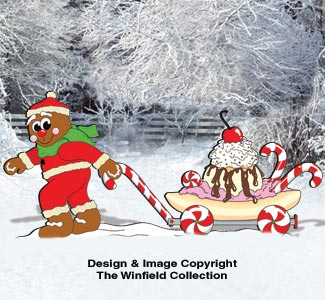 Product Image of Gingerbread Dessert Wagon Pattern