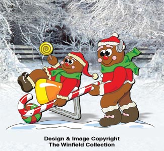 Product Image of Gingerbread Wheelbarrow Pattern