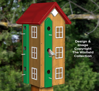 Product Image of Twelve Room Birdhouse Plans