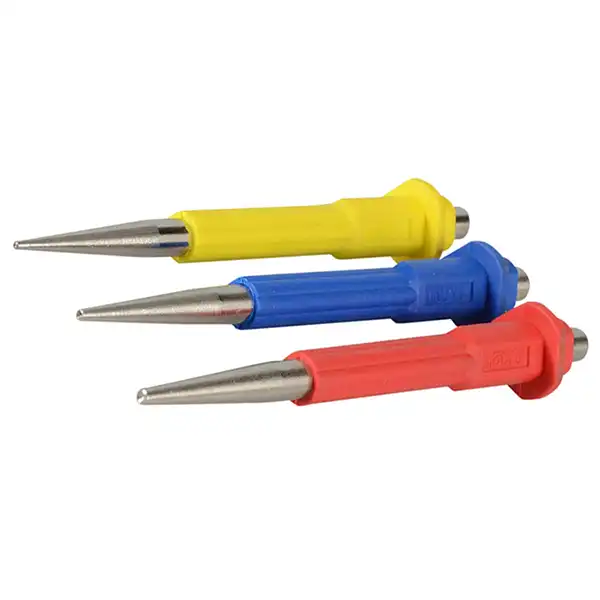 3 piece Nail Punch Finish Setter Color Coded Set