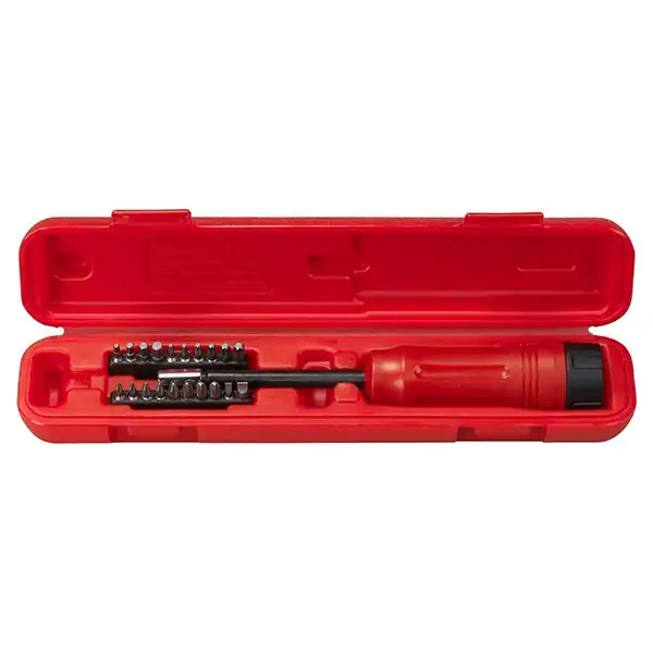 1/4" Drive Long Shank Torque Screwdriver Wrench with Bits