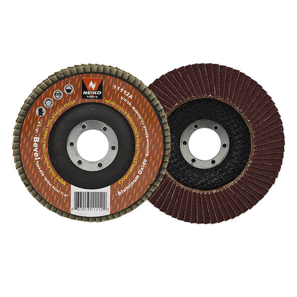 Neiko 41/2 40 Grit Beveled Aluminum Oxide Flap Disc 11112A 10 pack