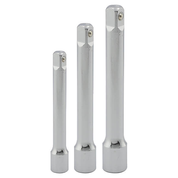 3 Pc. Ratchet Socket Extension Bar Set 3/8 Drive x 15, 18 and 24 Inch