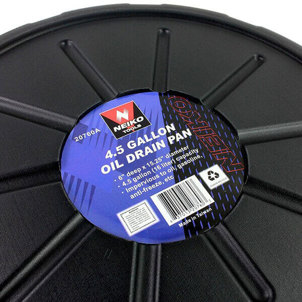 4.5 Gallon Portable Black Oil Change Drain Pan Car Truck