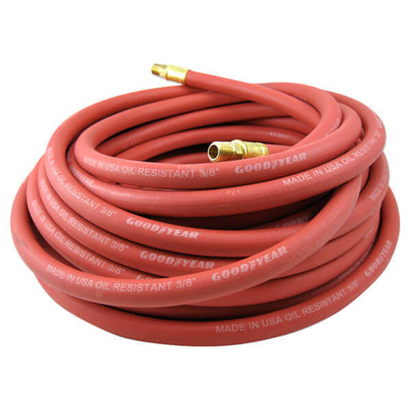 Continental 25 x 1/2 x 3/8 NPT Red Rubber Air Hose