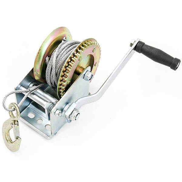 Cable Hand Crank Winch 2000 lb.