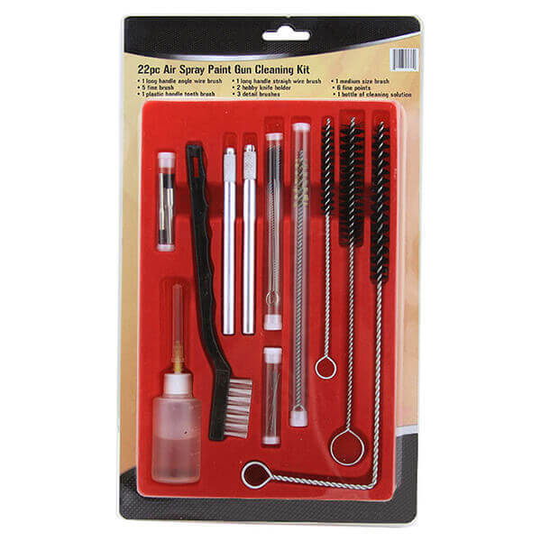 22 Pc Air Paint Spray Gun Cleaning Kit