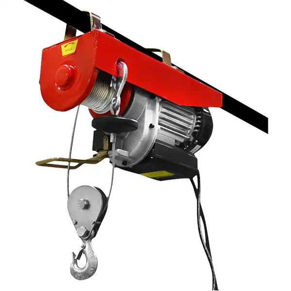 Electric Winch Hoist Steel Cable 750 / 1500 lb. Single or Double Line