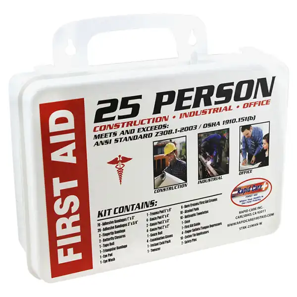 First Aid Kit OSHA for Construction and Office 25 Person