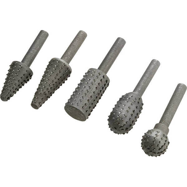 Steelex 5 pc Rotary Wood Rasp Set D2257