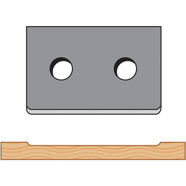 Woodstock 2 Backout Moulding Knife Set of 2 D3332