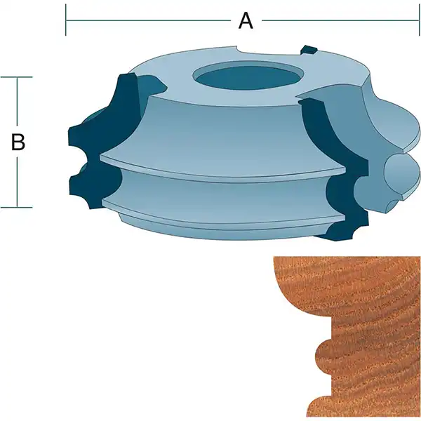 Quarter Round Shaper Cutters