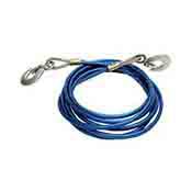 Steel Tow Cable w/ Hooks Wire Towing Rope Car Truck