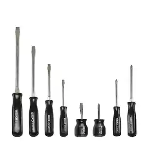 Neiko Tools 8 piece Black Handle Screwdriver Set 01327A
