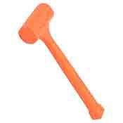 3 lb Dead Blow Hammer Neon Orange